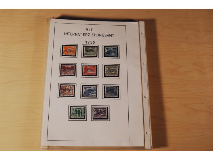 1849/2000, sehr umfangreiche und spezialisierte ungebrauchte/postfrische und gestempelte Sammlung mit vielen Briefen und etli
