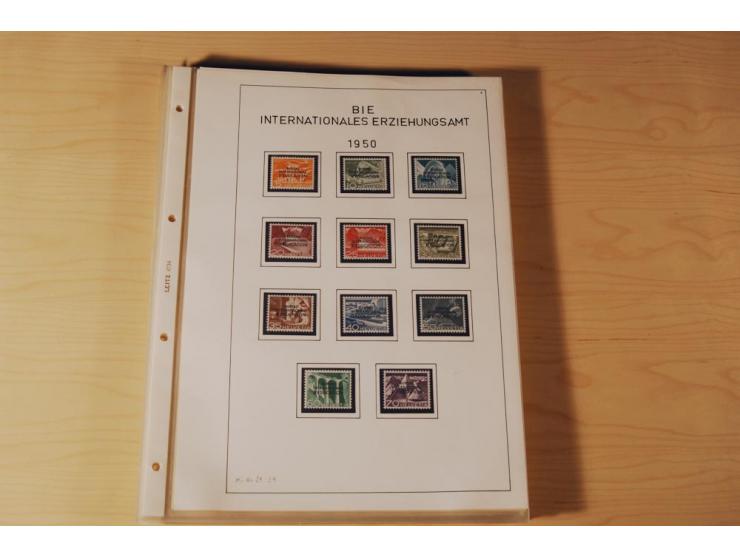 1849/2000, sehr umfangreiche und spezialisierte ungebrauchte/postfrische und gestempelte Sammlung mit vielen Briefen und etli