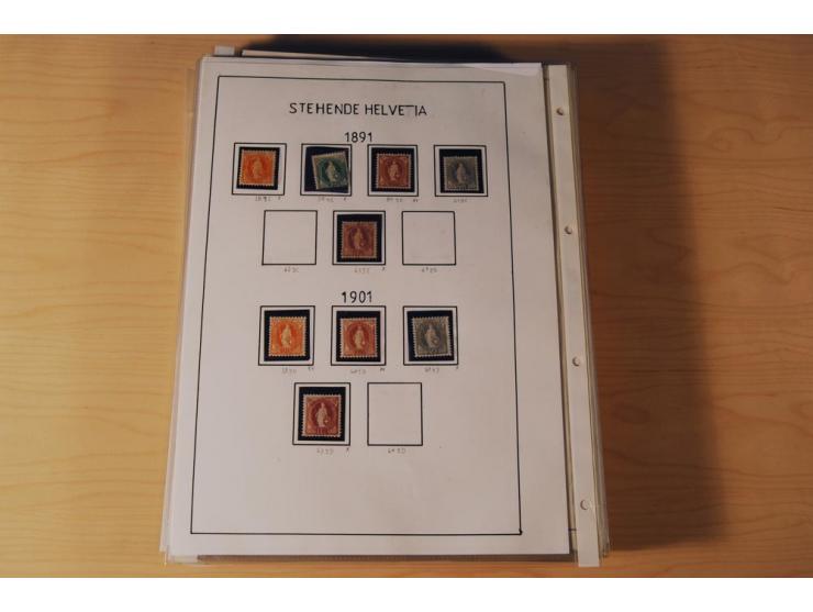 1849/2000, sehr umfangreiche und spezialisierte ungebrauchte/postfrische und gestempelte Sammlung mit vielen Briefen und etli