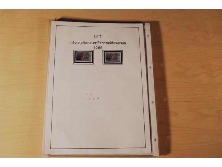 1849/2000, sehr umfangreiche und spezialisierte ungebrauchte/postfrische und gestempelte Sammlung mit vielen Briefen und etli
