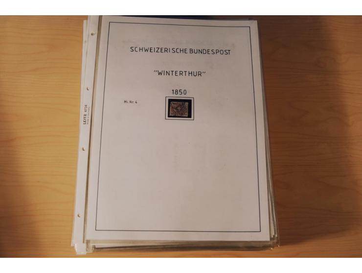 1849/2000, sehr umfangreiche und spezialisierte ungebrauchte/postfrische und gestempelte Sammlung mit vielen Briefen und etli