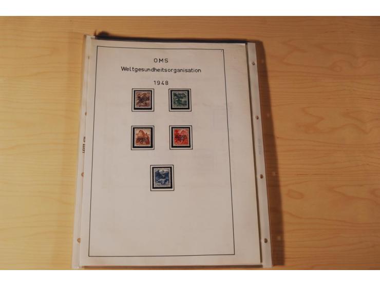 1849/2000, sehr umfangreiche und spezialisierte ungebrauchte/postfrische und gestempelte Sammlung mit vielen Briefen und etli