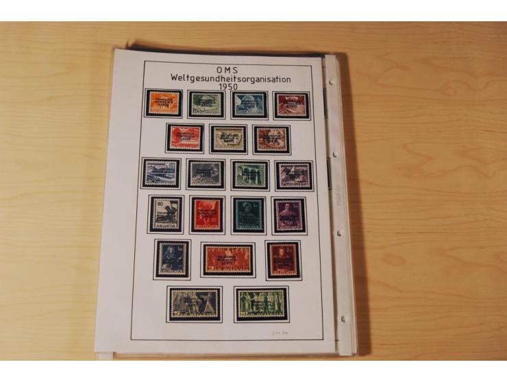 1849/2000, sehr umfangreiche und spezialisierte ungebrauchte/postfrische und gestempelte Sammlung mit vielen Briefen und etli
