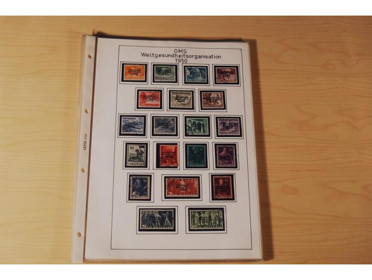 1849/2000, sehr umfangreiche und spezialisierte ungebrauchte/postfrische und gestempelte Sammlung mit vielen Briefen und etli