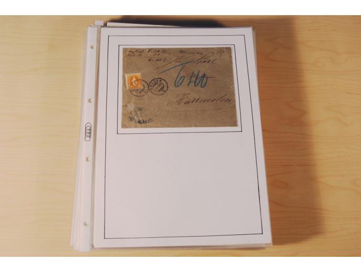 1849/2000, sehr umfangreiche und spezialisierte ungebrauchte/postfrische und gestempelte Sammlung mit vielen Briefen und etli
