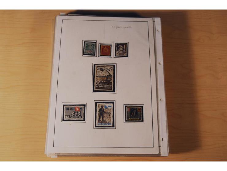 1849/2000, sehr umfangreiche und spezialisierte ungebrauchte/postfrische und gestempelte Sammlung mit vielen Briefen und etli