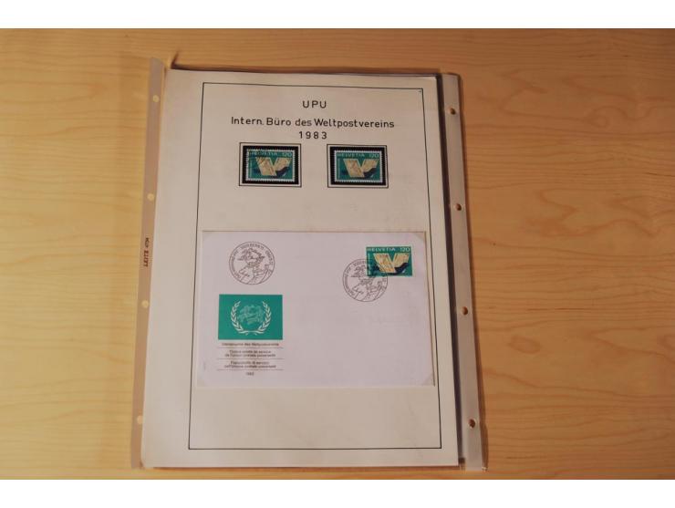1849/2000, sehr umfangreiche und spezialisierte ungebrauchte/postfrische und gestempelte Sammlung mit vielen Briefen und etli