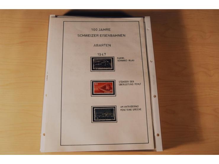 1849/2000, sehr umfangreiche und spezialisierte ungebrauchte/postfrische und gestempelte Sammlung mit vielen Briefen und etli