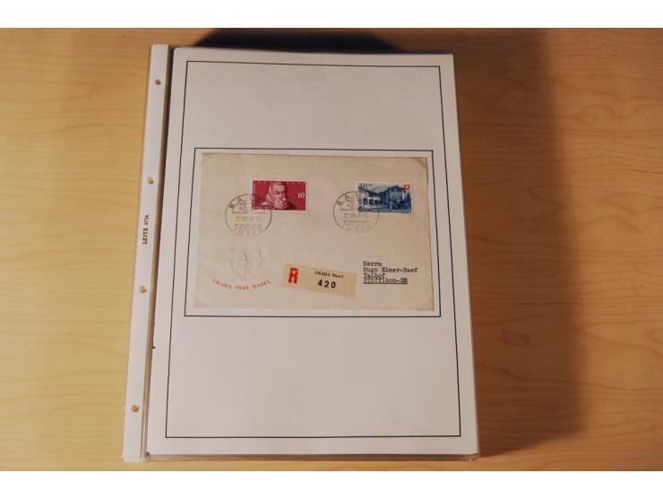 1849/2000, sehr umfangreiche und spezialisierte ungebrauchte/postfrische und gestempelte Sammlung mit vielen Briefen und etli