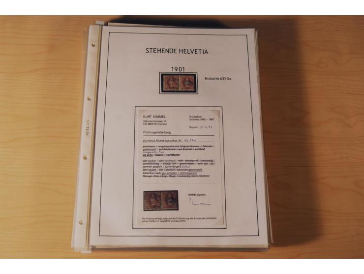 1849/2000, sehr umfangreiche und spezialisierte ungebrauchte/postfrische und gestempelte Sammlung mit vielen Briefen und etli