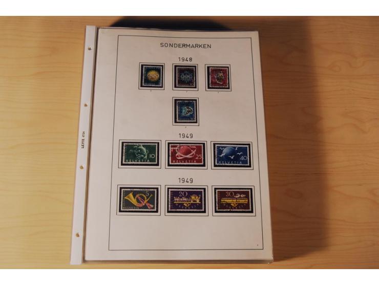 1849/2000, sehr umfangreiche und spezialisierte ungebrauchte/postfrische und gestempelte Sammlung mit vielen Briefen und etli