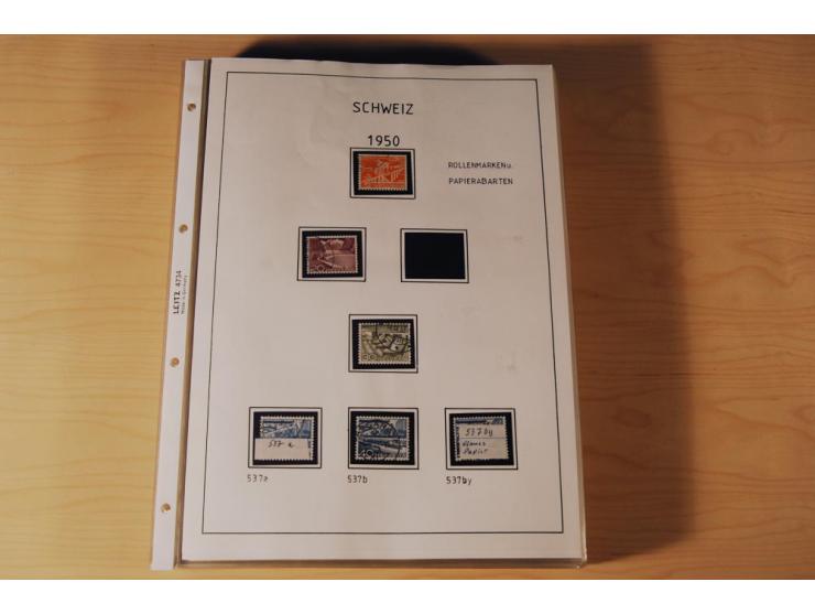 1849/2000, sehr umfangreiche und spezialisierte ungebrauchte/postfrische und gestempelte Sammlung mit vielen Briefen und etli