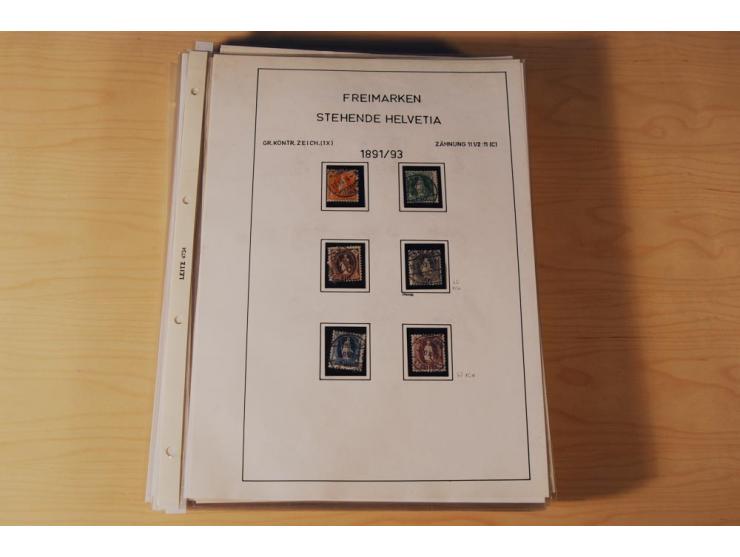 1849/2000, sehr umfangreiche und spezialisierte ungebrauchte/postfrische und gestempelte Sammlung mit vielen Briefen und etli