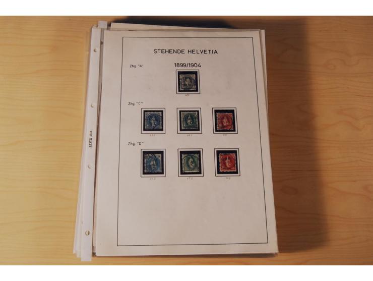 1849/2000, sehr umfangreiche und spezialisierte ungebrauchte/postfrische und gestempelte Sammlung mit vielen Briefen und etli