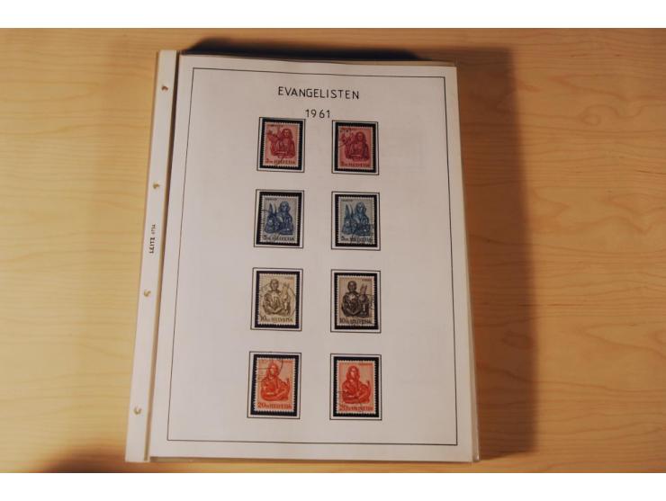 1849/2000, sehr umfangreiche und spezialisierte ungebrauchte/postfrische und gestempelte Sammlung mit vielen Briefen und etli