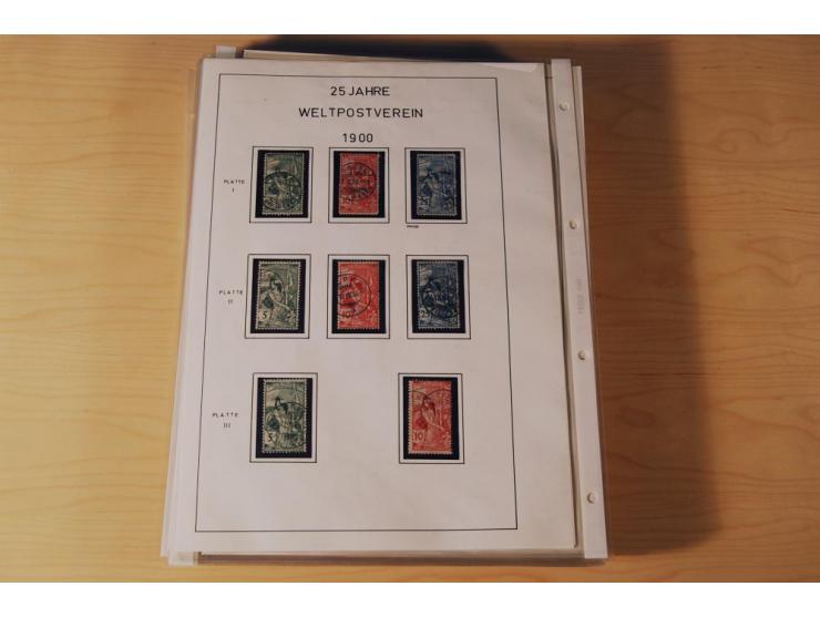 1849/2000, sehr umfangreiche und spezialisierte ungebrauchte/postfrische und gestempelte Sammlung mit vielen Briefen und etli