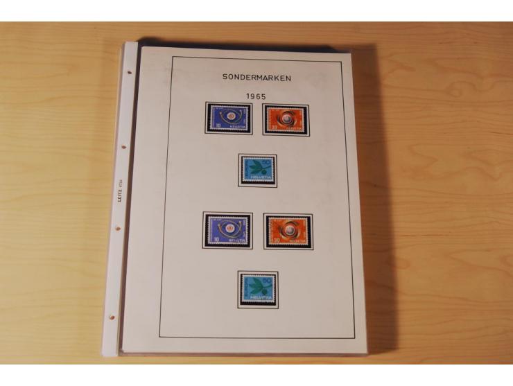 1849/2000, sehr umfangreiche und spezialisierte ungebrauchte/postfrische und gestempelte Sammlung mit vielen Briefen und etli