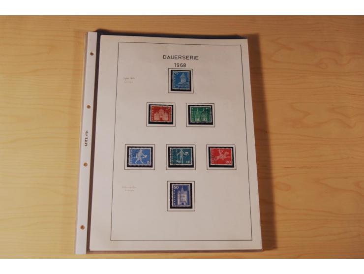 1849/2000, sehr umfangreiche und spezialisierte ungebrauchte/postfrische und gestempelte Sammlung mit vielen Briefen und etli