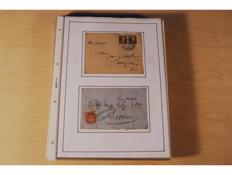 1849/2000, sehr umfangreiche und spezialisierte ungebrauchte/postfrische und gestempelte Sammlung mit vielen Briefen und etli