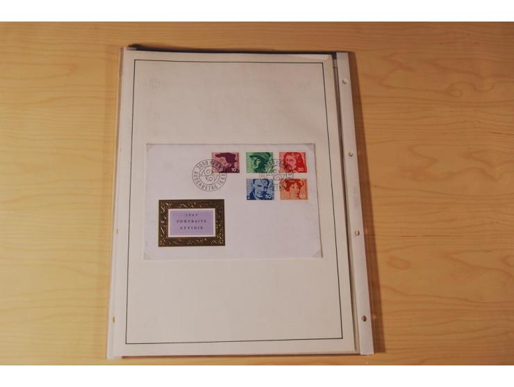1849/2000, sehr umfangreiche und spezialisierte ungebrauchte/postfrische und gestempelte Sammlung mit vielen Briefen und etli