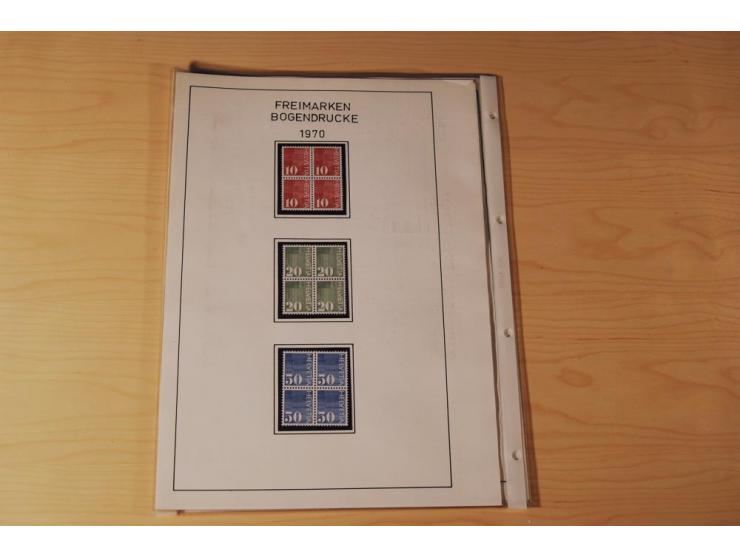 1849/2000, sehr umfangreiche und spezialisierte ungebrauchte/postfrische und gestempelte Sammlung mit vielen Briefen und etli