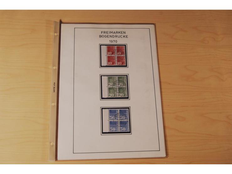 1849/2000, sehr umfangreiche und spezialisierte ungebrauchte/postfrische und gestempelte Sammlung mit vielen Briefen und etli
