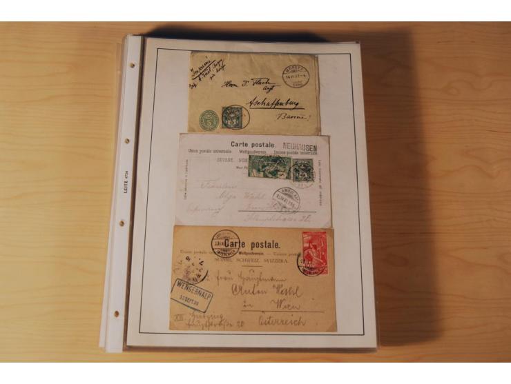 1849/2000, sehr umfangreiche und spezialisierte ungebrauchte/postfrische und gestempelte Sammlung mit vielen Briefen und etli
