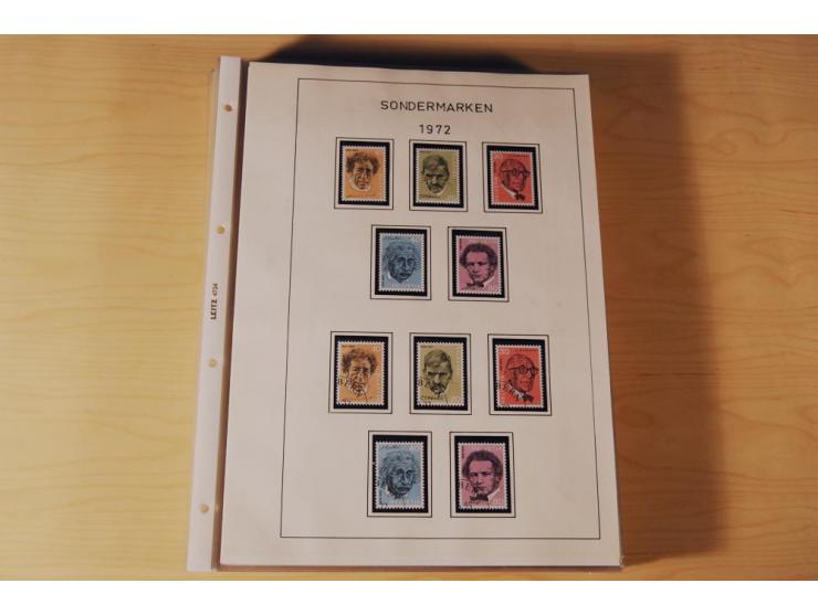 1849/2000, sehr umfangreiche und spezialisierte ungebrauchte/postfrische und gestempelte Sammlung mit vielen Briefen und etli