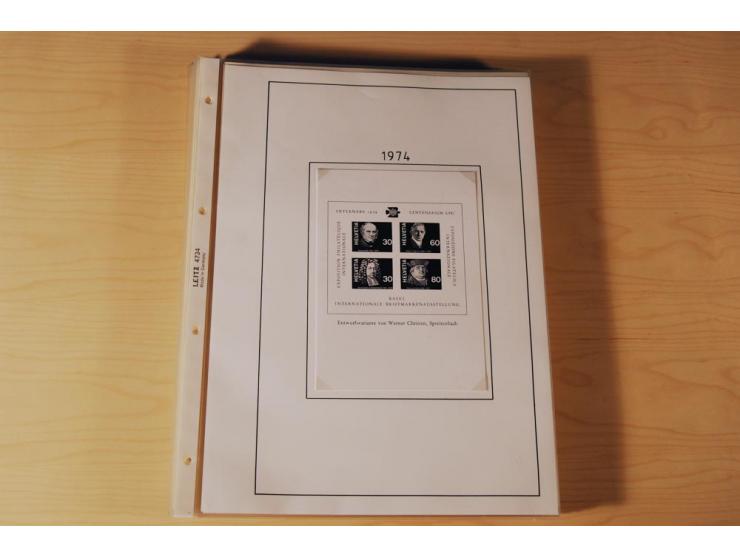 1849/2000, sehr umfangreiche und spezialisierte ungebrauchte/postfrische und gestempelte Sammlung mit vielen Briefen und etli
