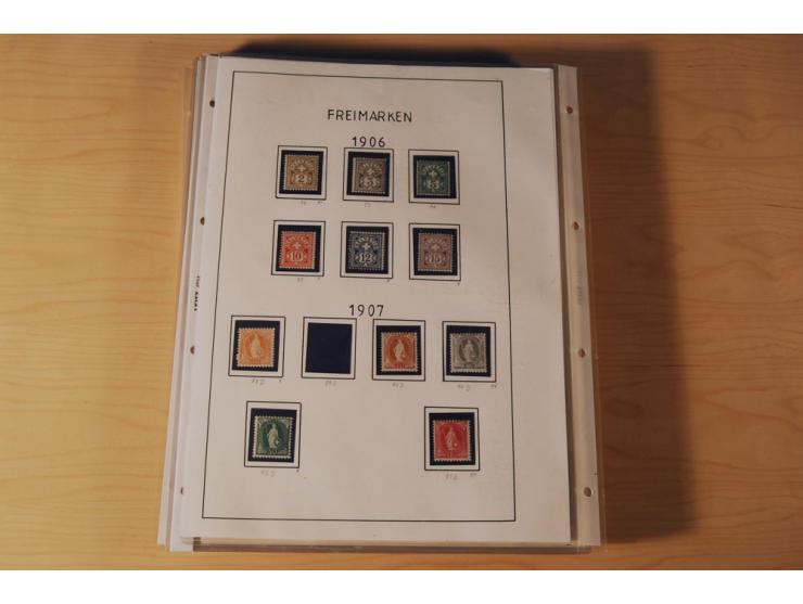 1849/2000, sehr umfangreiche und spezialisierte ungebrauchte/postfrische und gestempelte Sammlung mit vielen Briefen und etli