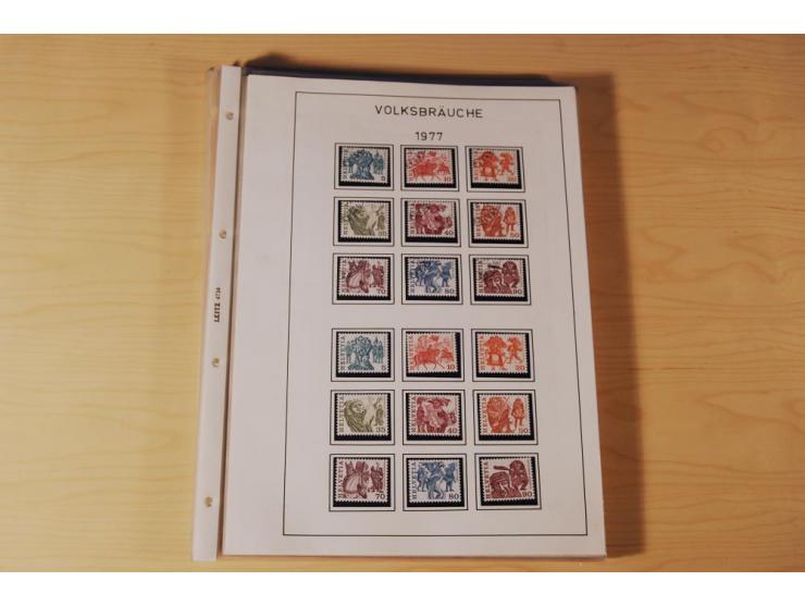 1849/2000, sehr umfangreiche und spezialisierte ungebrauchte/postfrische und gestempelte Sammlung mit vielen Briefen und etli