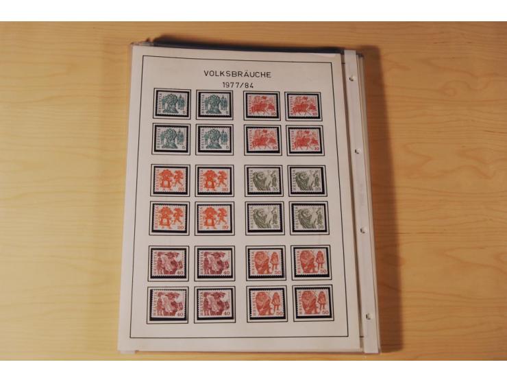 1849/2000, sehr umfangreiche und spezialisierte ungebrauchte/postfrische und gestempelte Sammlung mit vielen Briefen und etli