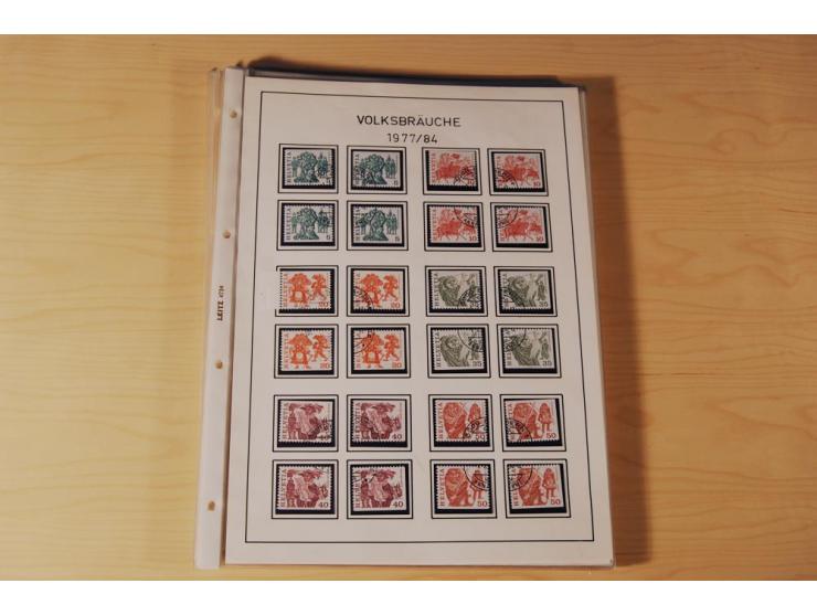 1849/2000, sehr umfangreiche und spezialisierte ungebrauchte/postfrische und gestempelte Sammlung mit vielen Briefen und etli