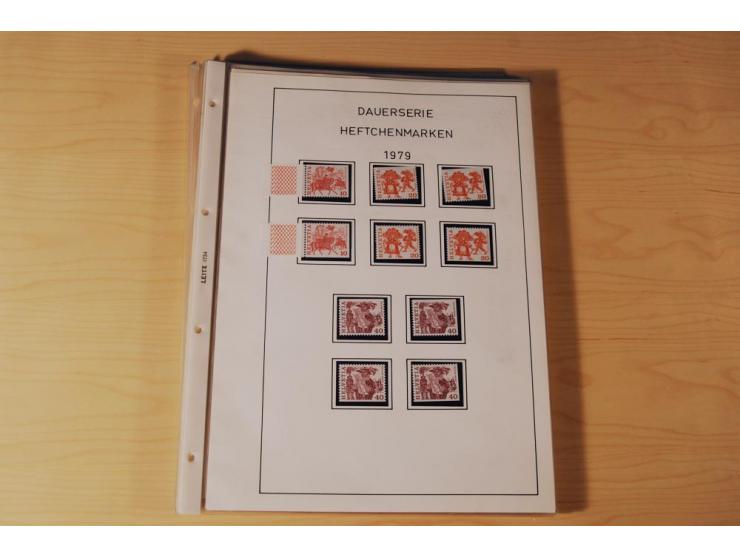 1849/2000, sehr umfangreiche und spezialisierte ungebrauchte/postfrische und gestempelte Sammlung mit vielen Briefen und etli