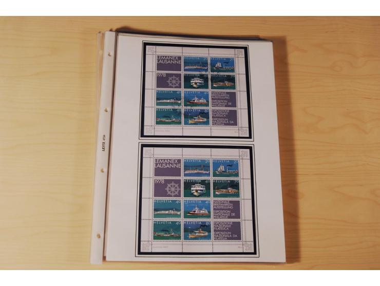 1849/2000, sehr umfangreiche und spezialisierte ungebrauchte/postfrische und gestempelte Sammlung mit vielen Briefen und etli