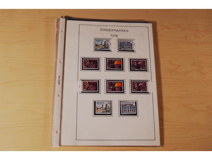 1849/2000, sehr umfangreiche und spezialisierte ungebrauchte/postfrische und gestempelte Sammlung mit vielen Briefen und etli