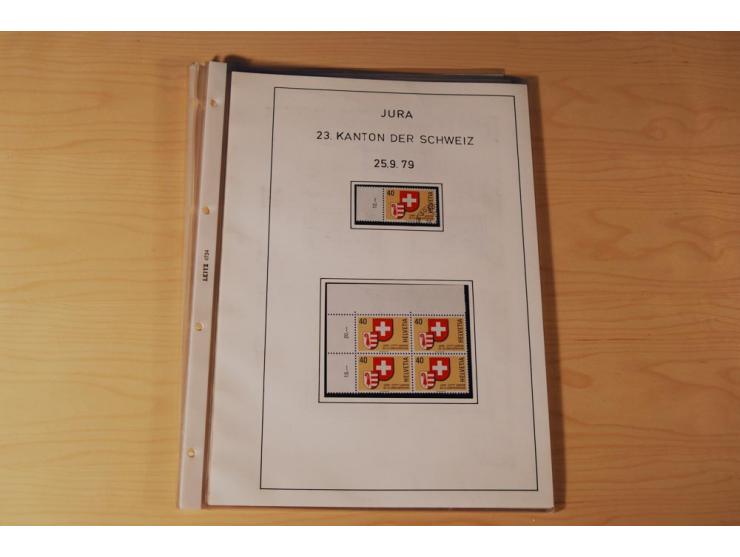 1849/2000, sehr umfangreiche und spezialisierte ungebrauchte/postfrische und gestempelte Sammlung mit vielen Briefen und etli