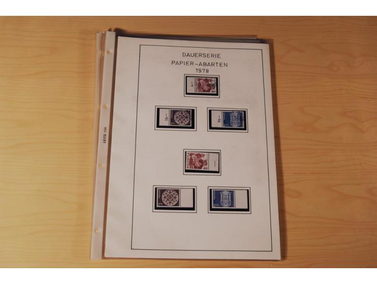 1849/2000, sehr umfangreiche und spezialisierte ungebrauchte/postfrische und gestempelte Sammlung mit vielen Briefen und etli