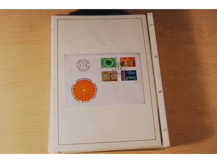 1849/2000, sehr umfangreiche und spezialisierte ungebrauchte/postfrische und gestempelte Sammlung mit vielen Briefen und etli