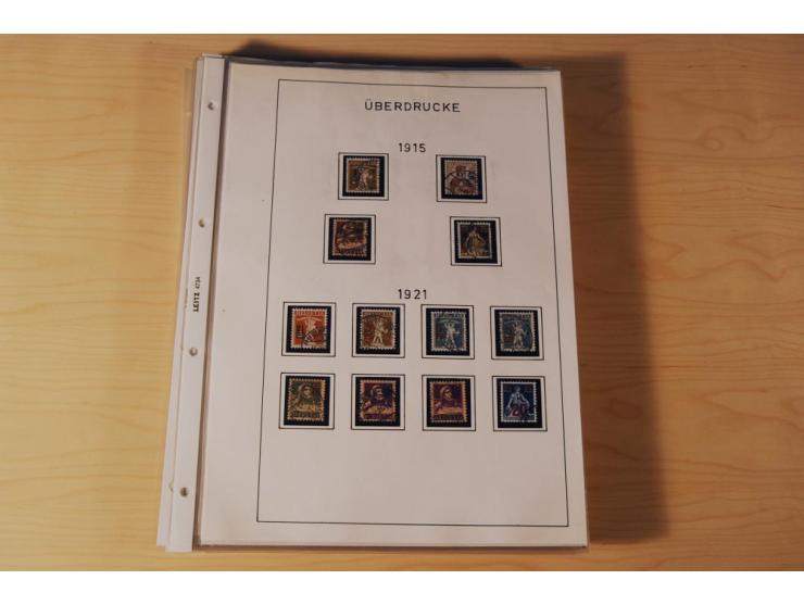 1849/2000, sehr umfangreiche und spezialisierte ungebrauchte/postfrische und gestempelte Sammlung mit vielen Briefen und etli