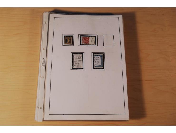 1849/2000, sehr umfangreiche und spezialisierte ungebrauchte/postfrische und gestempelte Sammlung mit vielen Briefen und etli