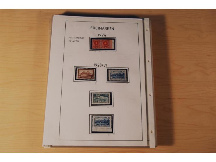 1849/2000, sehr umfangreiche und spezialisierte ungebrauchte/postfrische und gestempelte Sammlung mit vielen Briefen und etli