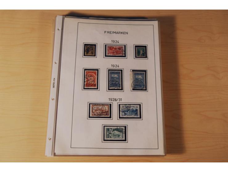 1849/2000, sehr umfangreiche und spezialisierte ungebrauchte/postfrische und gestempelte Sammlung mit vielen Briefen und etli
