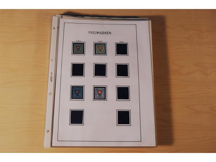 1849/2000, sehr umfangreiche und spezialisierte ungebrauchte/postfrische und gestempelte Sammlung mit vielen Briefen und etli