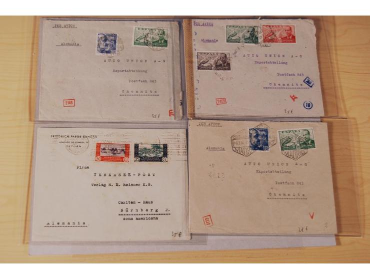 1860/1960 (ca.), über 250 Briefe, Karten und GSK mit Schwerpunkt Frankaturen vor 1900, danach u.a. auch mit Auslandspost, Luf