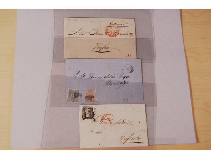 1860/1960 (ca.), über 250 Briefe, Karten und GSK mit Schwerpunkt Frankaturen vor 1900, danach u.a. auch mit Auslandspost, Luf