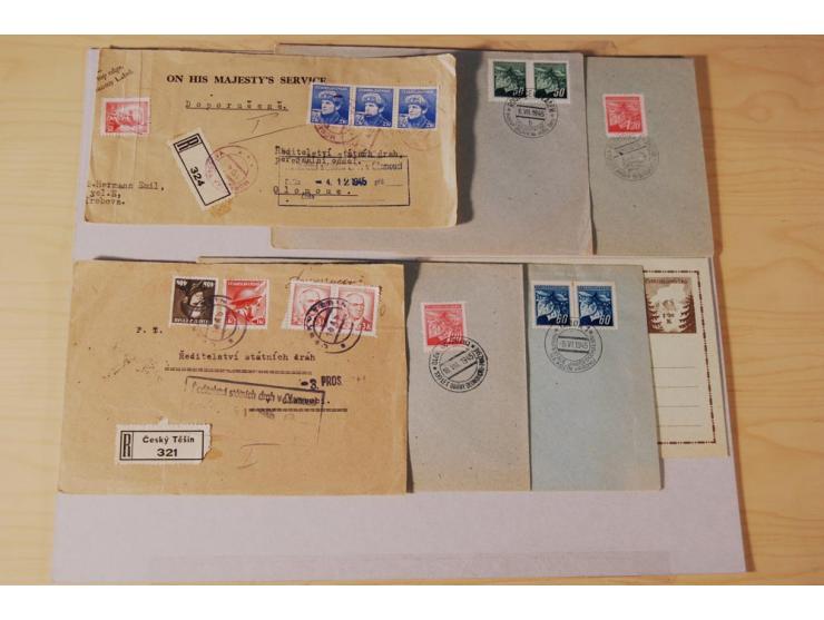 1919/45, Partie  Briefe, Karten und FDC