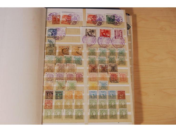 1878/1949, ungebrauchte und gestempelte Partie mit Gebieten im Einsteckbuch