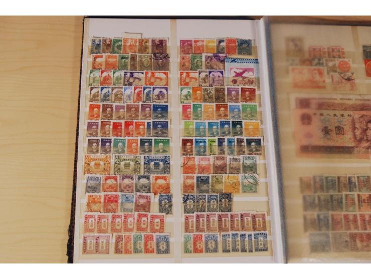 1878/1949, ungebrauchte und gestempelte Partie mit Gebieten im Einsteckbuch