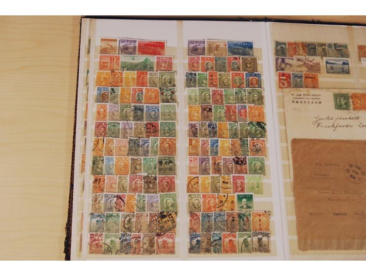 1878/1949, ungebrauchte und gestempelte Partie mit Gebieten im Einsteckbuch